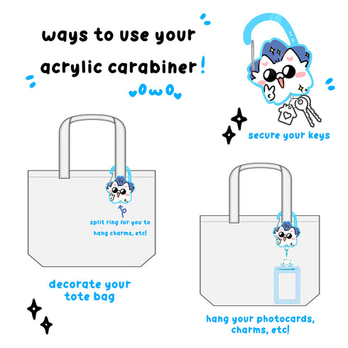 Gojo Cat Carabiner